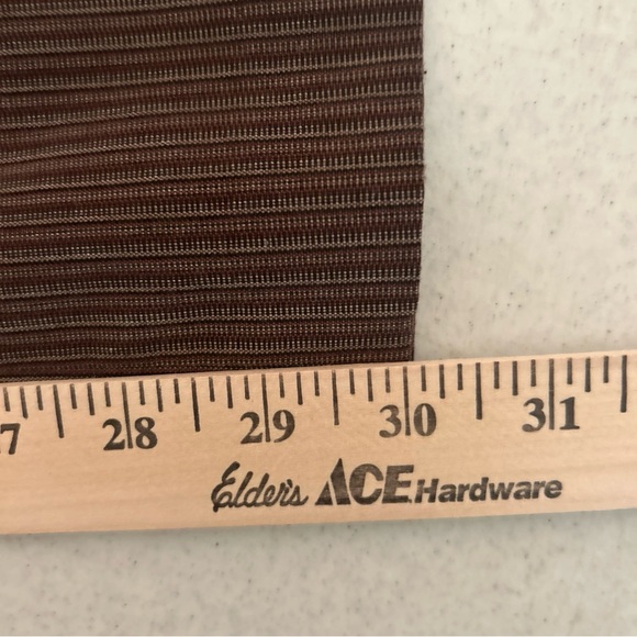 Larry Levine Pants Women’s 10 Trends Chocolate Brown Pinstripe Trouser Straight - Picture 9 of 9